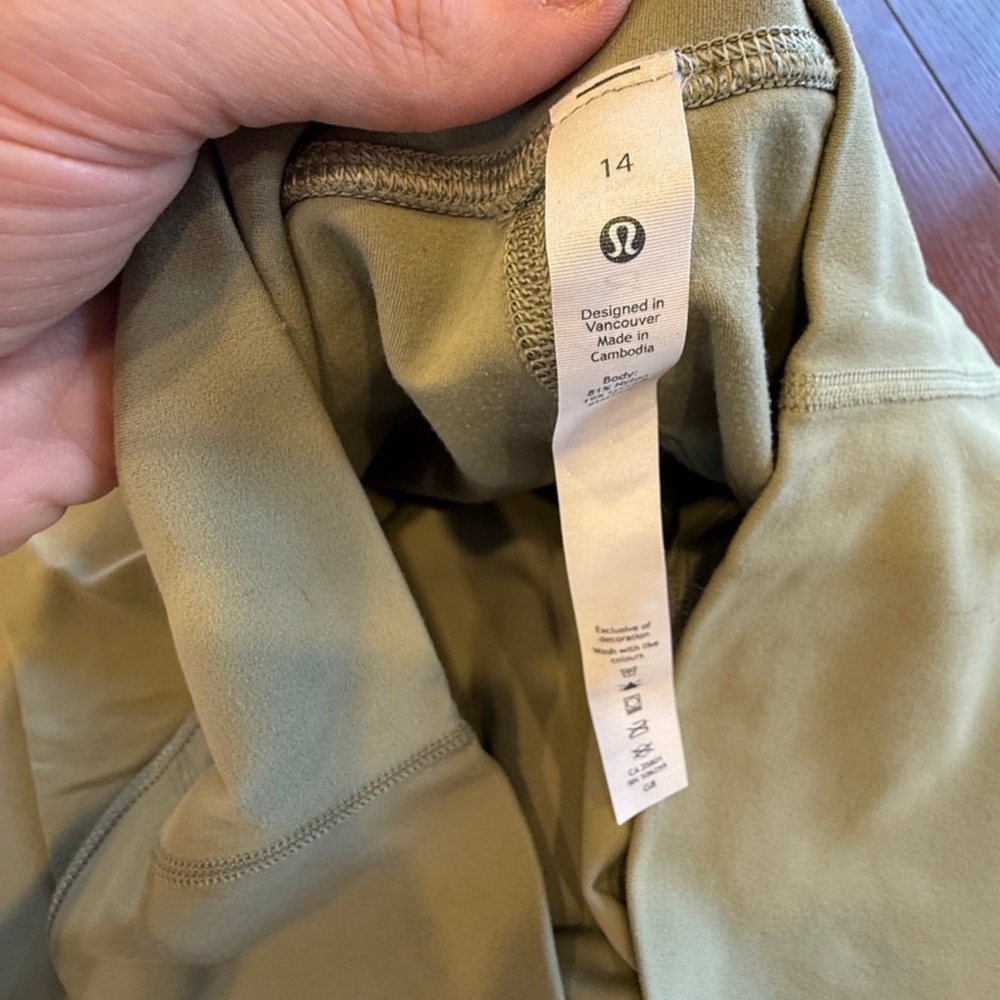 Lululemon Olive Green Activewear